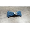 Broche para pelo de jean con forma de moño