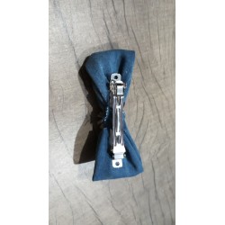 Broche para pelo de jean con forma de moño