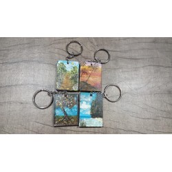 Llaveros con pinturas mini
